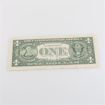 2021 US Federal Reserve Note 1 Dollar