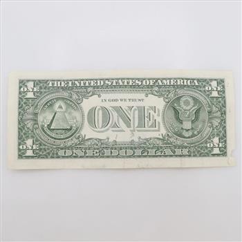 2021 US One Dollar Federal Reserve Note