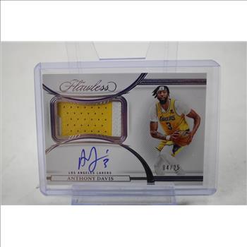 2021-23 Flawless Basketball Anthony David Auto Patch Card #HPA-ATD /25