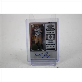 2022 Contenders Optic Trevor Penning RC Auto #201