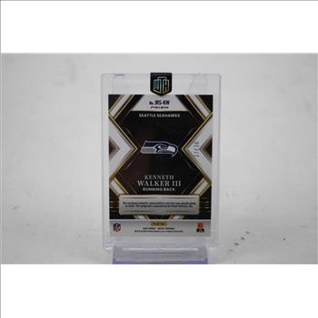 2022 Panini Select #JRS-KW Kenneth Walker III Rookie Jumbo Swatch /30