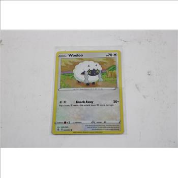 2022 Pokemon Fusion Strike Wooloo HOLO 222/264