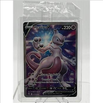 2022 Pokemon MewTwo V Sealed Promo Card SWSH229 FULL ART
