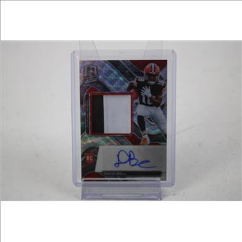2022 Spectra Football David Bell RC Auto #230 /25