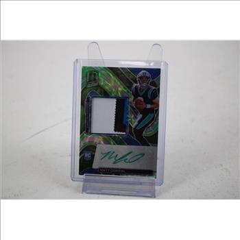 2022 Spectra Football Matt Corral RC Auto #228 /35