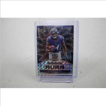 2022 Spectra Football Rookie Aura Kyle Hamilton #AUR-KHA /50