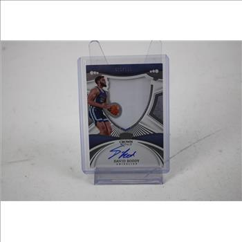 2022-23 Crown Royale Basketball David Roddy Auto #132 /199