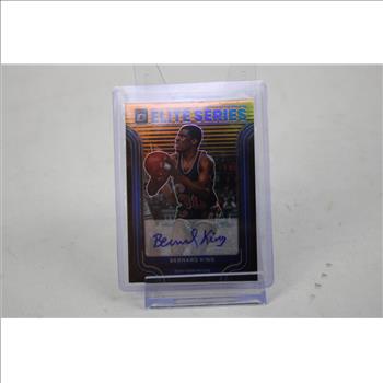 2022-23 Donruss Optic Basketball Elite Series Bernard King Auto #ESS-BKG /10