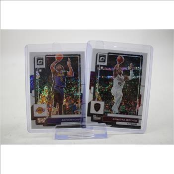2022-23 Donruss Optic Basketball White Sparkle Lot - Anthony Davis And Donovan Mitchell