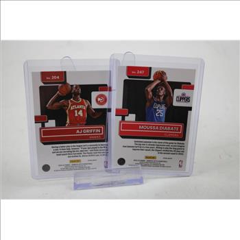 2022-23 Donruss Optic Basketball White Sparkle Rated Rookie Lot, 2 Cards