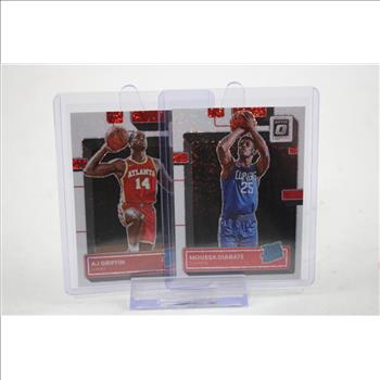 2022-23 Donruss Optic Basketball White Sparkle Rated Rookie Lot, 2 Cards