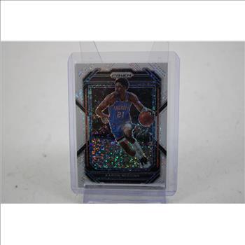 2022-23 Prizm Basketball Aaron Wiggins #65 White Sparkle