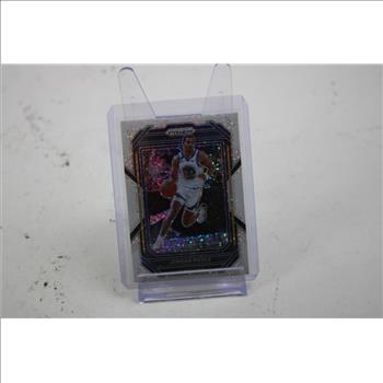 2022-23 Prizm Basketball Jordan Poole #102 White Sparkle