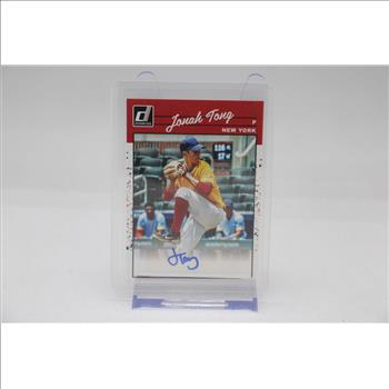 2023 Dronuss Baseball Jonah Tong Autograph Card #90S-JT