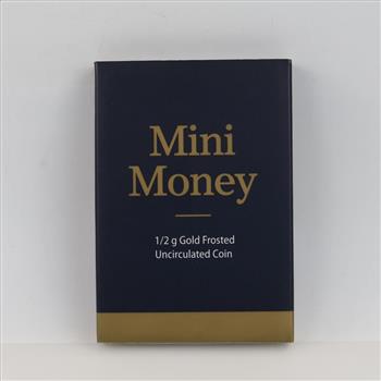 2023 Royal Australian Mint Mini Money Emu Frosted Fine Gold 5 Dollars 1/2g Round