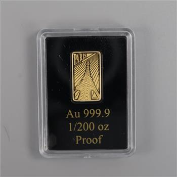2024 Solomon Islands Fine Gold Proof 10 Dollars 1/200oz Bar