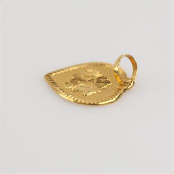 20kt Gold Heart Pendant