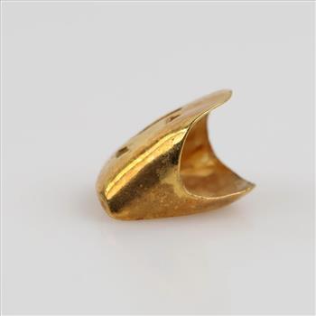20kt Gold Letter D Tooth Cap