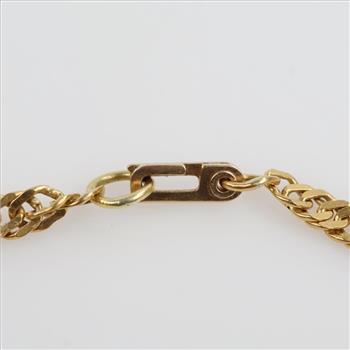 20kt Gold Singapore Chain Bracelet
