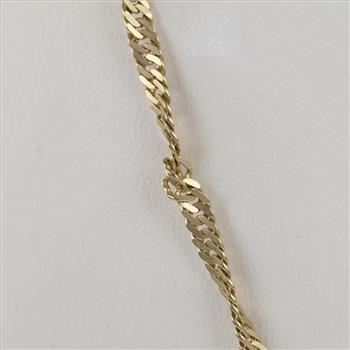20kt Gold Singapore Chain Necklace