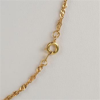 20kt Gold Twisted Necklace