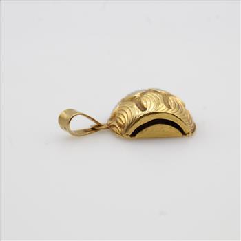 20kt Two Tone Gold Pendant