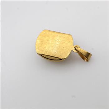 20kt Two Tone Gold Pendant