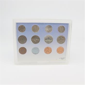 20th Century Coin Collection, 12 Coins