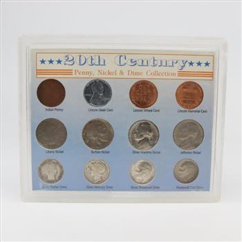 20th Century Coin Collection, 12 Coins