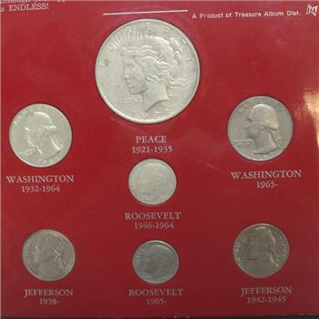 20th Century Type Coin Set Album