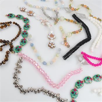 21 Strings Of Craft Beads; 1+ Lbs.