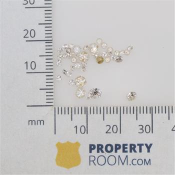 2.14ct TW Loose Faceted Diamonds, 42 Pieces