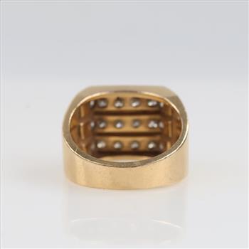 2.16cts TW Diamond 10kt Gold Ring-Evaluated By Our Certified Gemologist-AGS/GIA