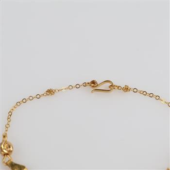 21kt Gold Braided Bracelet
