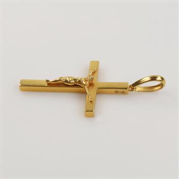 21kt Gold Cross Pendant