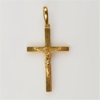 21kt Gold Cross Pendant