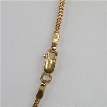 21kt Gold Double Curb Chain Necklace