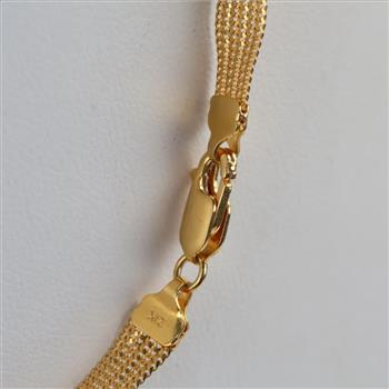 21kt Gold Mesh Necklace