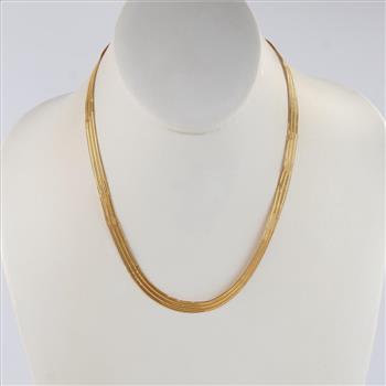 21kt Gold Mesh Necklace