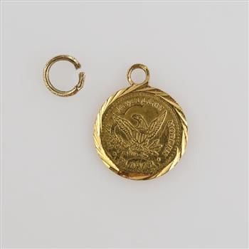 21kt Gold Pendant