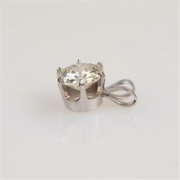 2.25cts TW Diamond 14kt White Gold Pendant