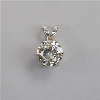 2.25cts TW Diamond 14kt White Gold Pendant
