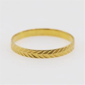 22kt Gold Band