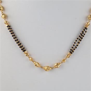 22kt Gold Beaded Necklace