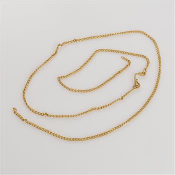 22kt Gold Curb Link Necklace
