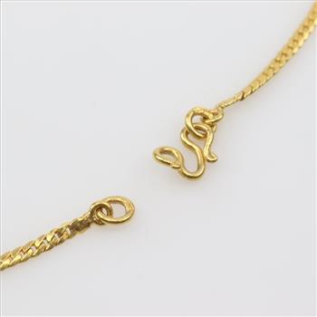 22kt Gold Curb Necklace