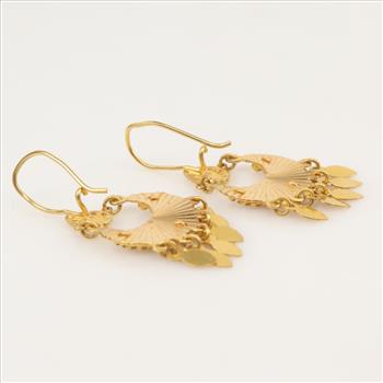 22kt Gold Dangle Earrings