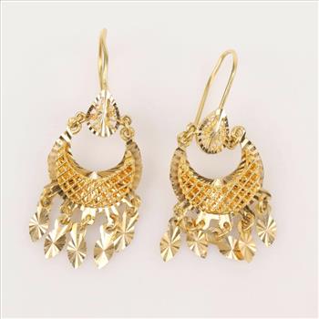 22kt Gold Dangle Earrings