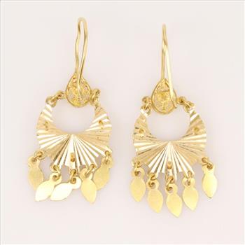 22kt Gold Dangle Earrings