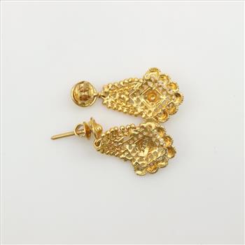 22kt Gold Dangle Earrings